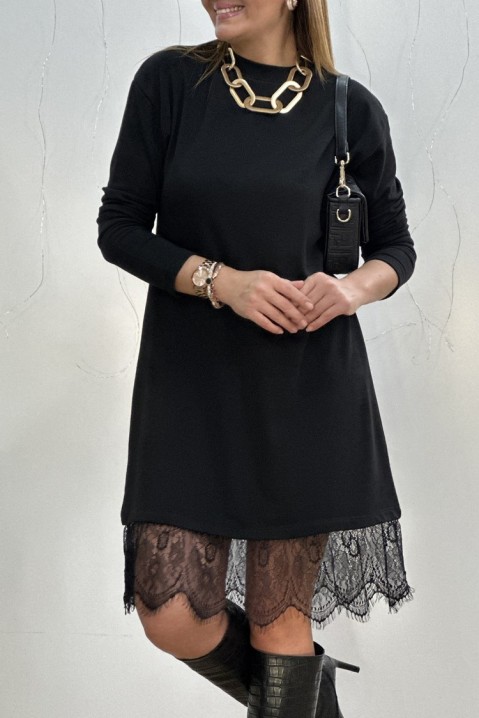 Φόρεμα DEREMOLA, Χρώμα: μαύρο, IVET.EU - Εκπτώσεις έως -80%