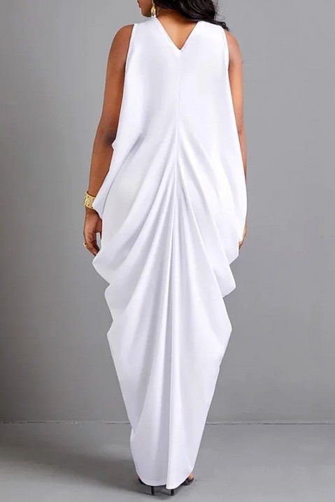 Φόρεμα IDENSIDA WHITE, Χρώμα: άσπρο, IVET.EU - Εκπτώσεις έως -80%