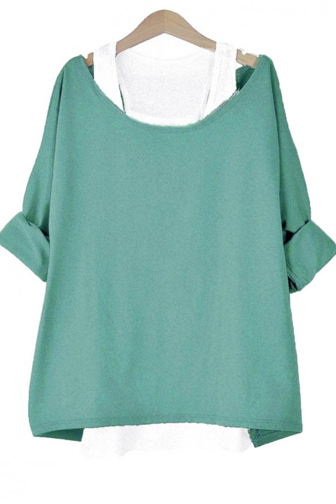 Γυναικεία μπλούζα POLANA GREEN, Χρώμα: πράσινο, IVET.EU - Εκπτώσεις έως -80%