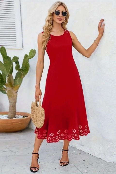 Φόρεμα RELOGANA RED, Χρώμα: κόκκινο, IVET.EU - Εκπτώσεις έως -80%