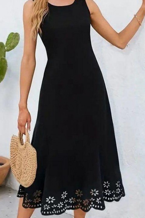 Φόρεμα RELOGANA BLACK, Χρώμα: μαύρο, IVET.EU - Εκπτώσεις έως -80%
