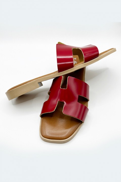 Dámské pantofle JARMONIA RED, Barva: červená, IVET.EU - Stylové oblečení