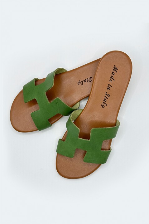 Dámské pantofle JARMONIA GREEN, Barva: zelená, IVET.EU - Stylové oblečení