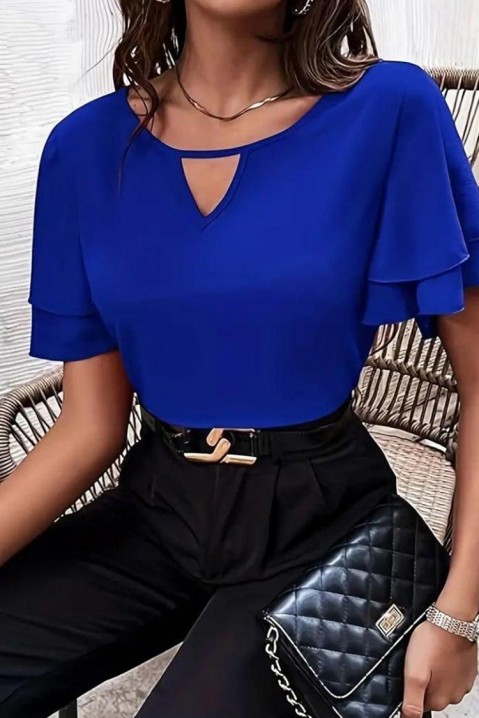 Γυναικείο μπλουζάκι ROFIELDA BLUE, Χρώμα: μπλε, IVET.EU - Εκπτώσεις έως -80%