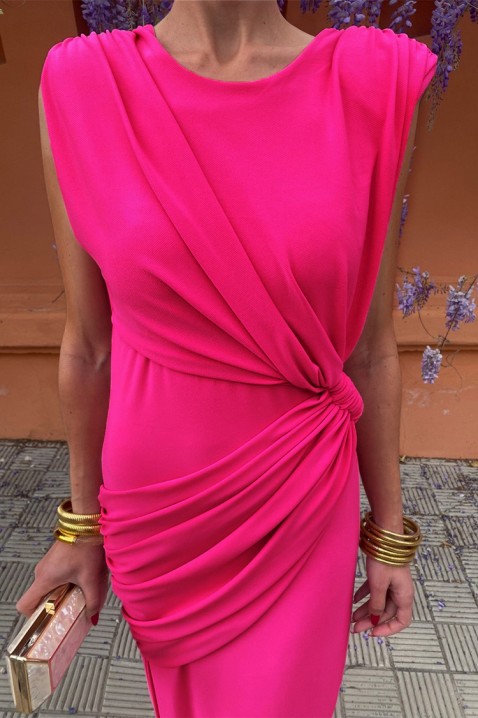 Φόρεμα TIOMELSA FUCHSIA, Χρώμα: φούξια, IVET.EU - Εκπτώσεις έως -80%