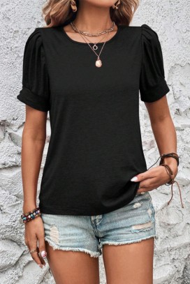 Κοντομάνικο μπλουζάκι GOMIOLZA BLACK