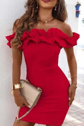φόρεμα ANDIANA RED