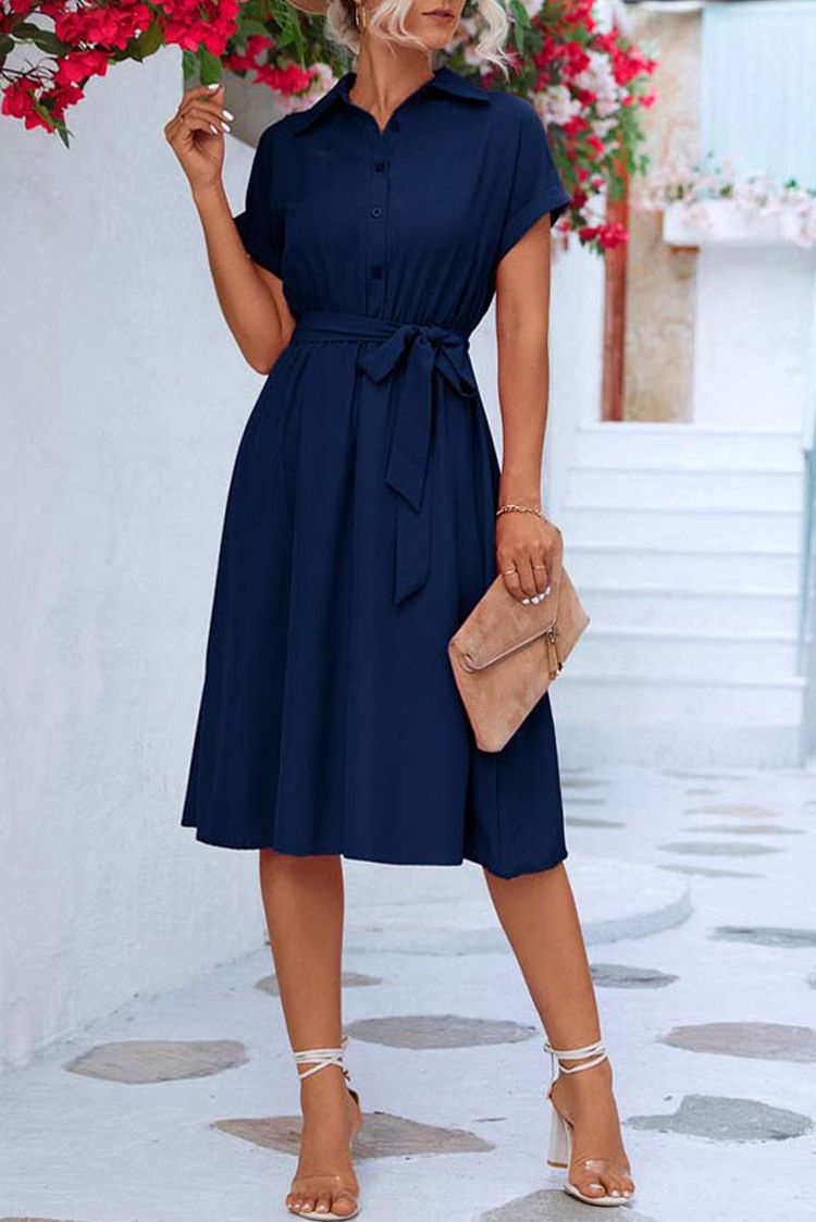 IVET φόρεμα MELINTA NAVY - 1 2025