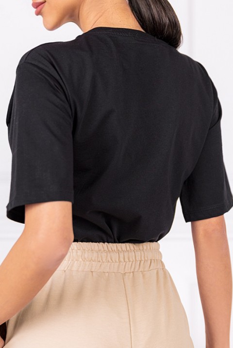 Dámské tričko TELIRIA BLACK, Barva: černá, IVET.EU - Stylové oblečení