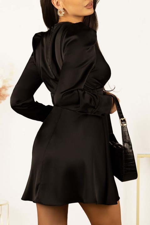 Φόρεμα MEFORGA BLACK, Χρώμα: μαύρο, IVET.EU - Εκπτώσεις έως -80%