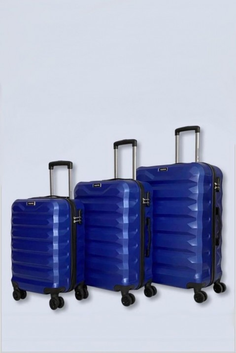 Sada 3 kufrů FELTINO NAVY, Barva: tmavomodrá, IVET.EU - Stylové oblečení