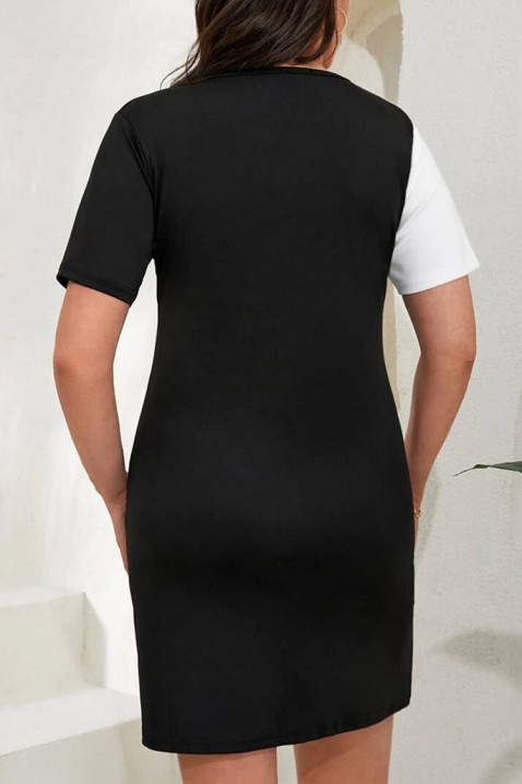 Φόρεμα BOLIRDA, Χρώμα: μαύρο και άσπρο, IVET.EU - Εκπτώσεις έως -80%