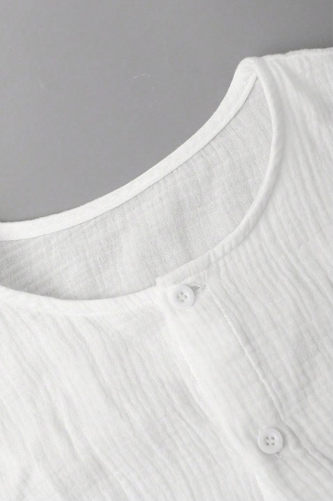 Ανδρικό πουκάμισο TROMELDO WHITE, Χρώμα: άσπρο, IVET.EU - Εκπτώσεις έως -80%
