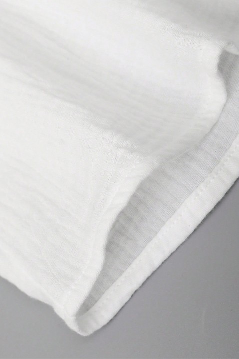 Ανδρικό πουκάμισο TROMELDO WHITE, Χρώμα: άσπρο, IVET.EU - Εκπτώσεις έως -80%