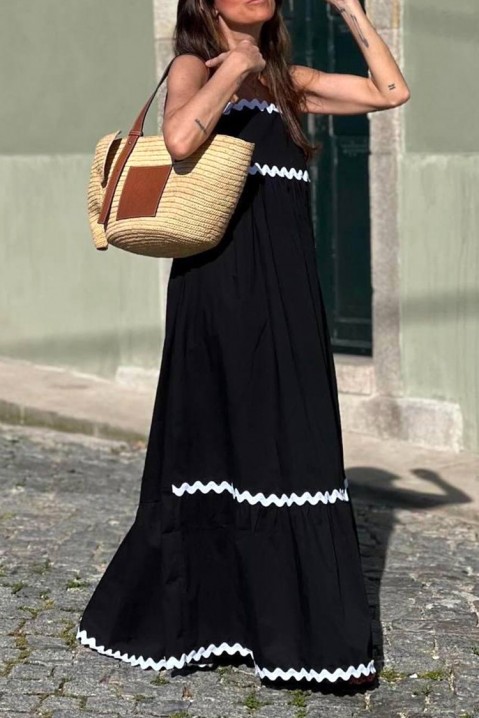 Φόρεμα SERMOZA, Χρώμα: μαύρο, IVET.EU - Εκπτώσεις έως -80%