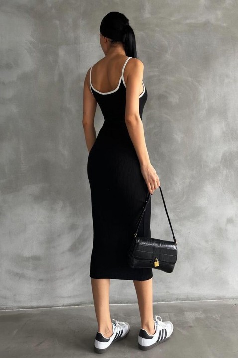 Šaty FITENDA BLACK, Barva: černá, IVET.EU - Stylové oblečení