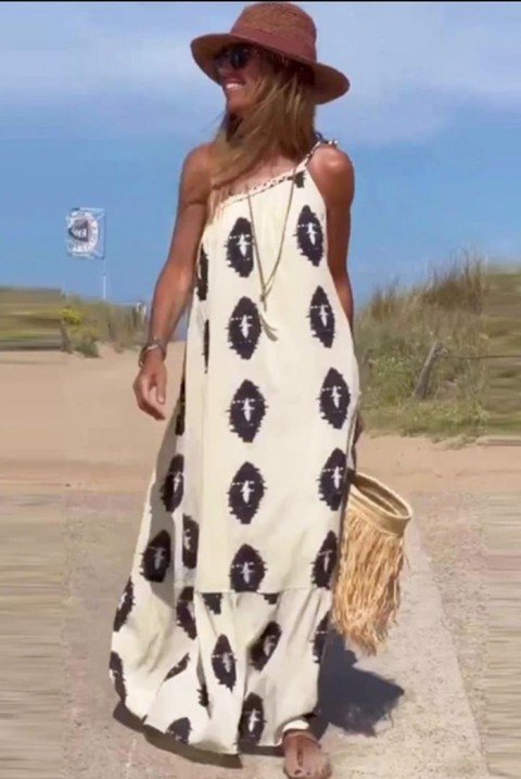 Plážové šaty SEORMEFA, Farba: ecru, IVET.EU - Štýlové oblečenie
