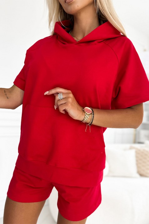 Komplet GOKSELFA RED, Barva: červená, IVET.EU - Stylové oblečení