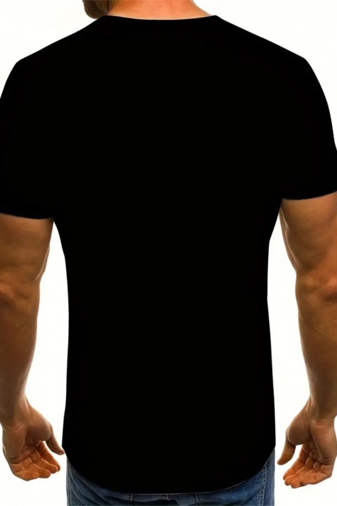 Ανδρικό κοντομάνικο μπλουζάκι FOLMERZO, Χρώμα: μαύρο, IVET.EU - Εκπτώσεις έως -80%