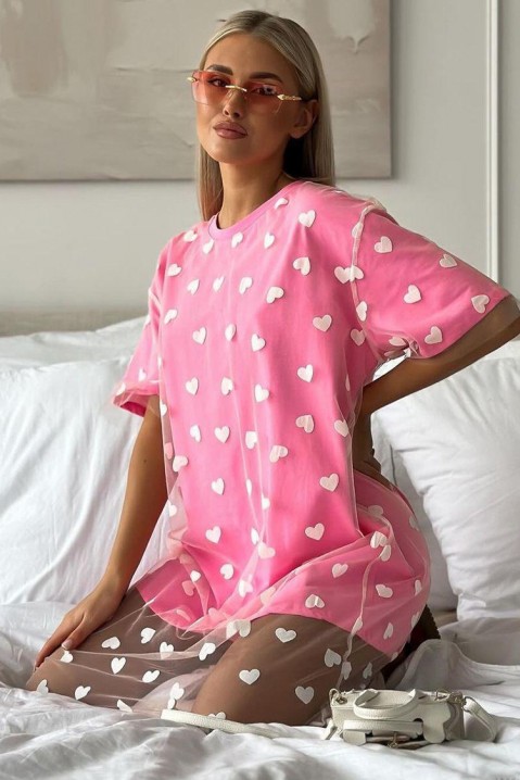 Φόρεμα RIMOPEZA PINK, Χρώμα: ροζ, IVET.EU - Εκπτώσεις έως -80%
