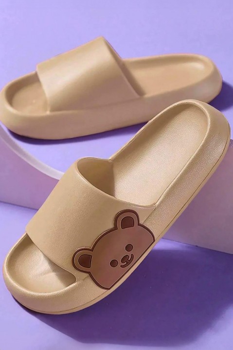 Dámské pantofle BEARTA BEIGE, Barva: béžová, IVET.EU - Stylové oblečení