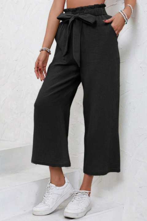 Kalhoty LIRELFA BLACK, Barva: černá, IVET.EU - Stylové oblečení