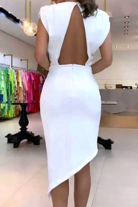 Šaty LEORTINA WHITE, Farba: biela, IVET.EU - Štýlové oblečenie