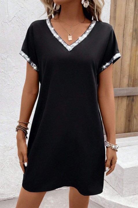 Šaty FROMIZA BLACK, Barva: černá, IVET.EU - Stylové oblečení