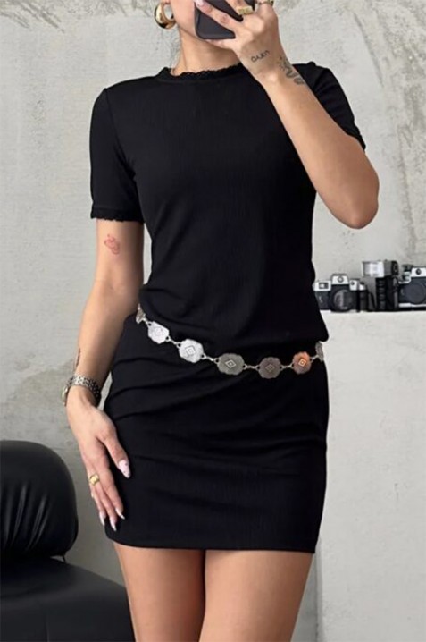 Šaty SORFELDA BLACK, Farba: čierna, IVET.EU - Štýlové oblečenie