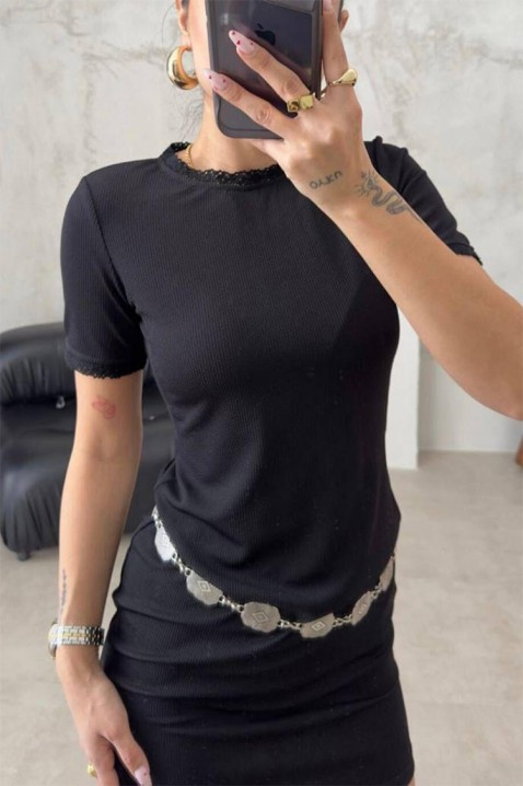 Šaty SORFELDA BLACK, Barva: černá, IVET.EU - Stylové oblečení