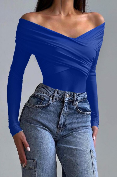 Body - blůza VELIENA BLUE, Barva: světlemodrá, IVET.EU - Stylové oblečení