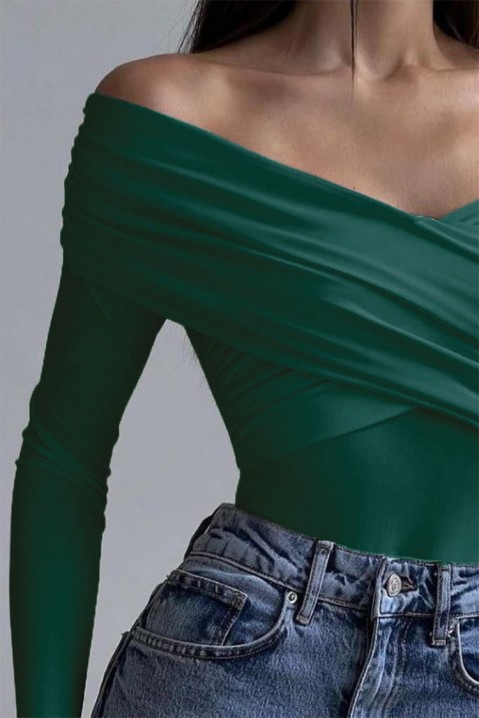 Blůzkové body VELIENA GREEN, Barva: zelená, IVET.EU - Stylové oblečení