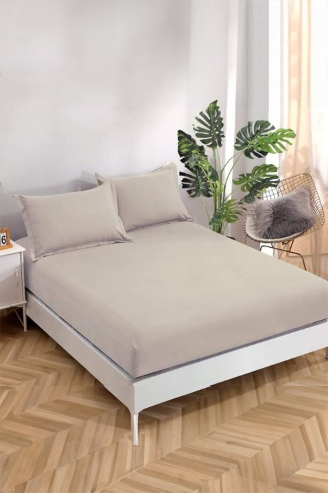 Prostěradlo s gumou BANDENA BEIGE 200х220 cm, Barva: béžová, IVET.EU - Stylové oblečení