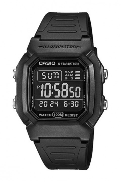 Pánske hodinky CASIO W-800H-1BVES, Farba: čierna, IVET.EU - Štýlové oblečenie