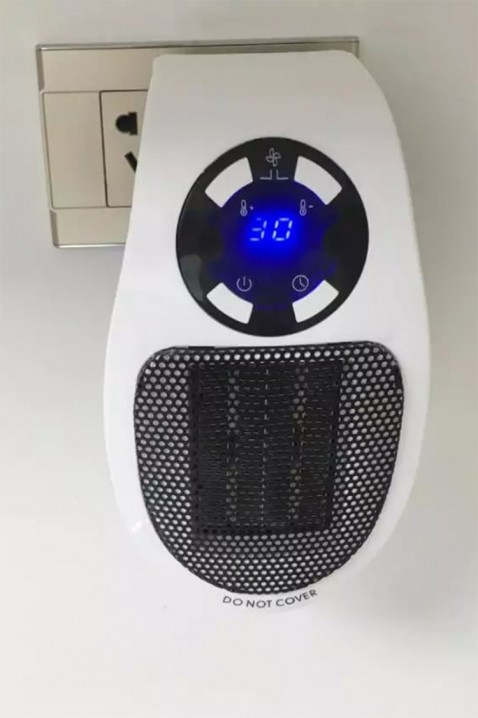 Ohrievač s mini ventilátorom ROBENTI, Farba: bielo čierna, IVET.EU - Štýlové oblečenie