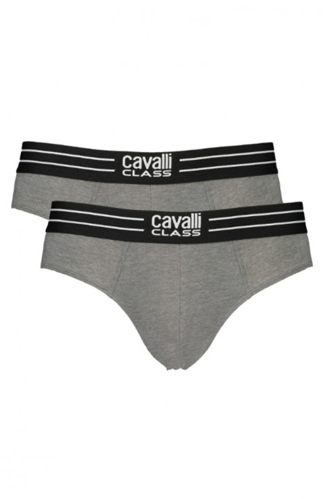 Sada 2 slipů CAVALLI CLASS ZC GREY, Barva: šedá, IVET.EU - Stylové oblečení