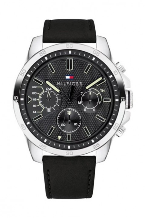 Ανδρικό ρολόι Tommy Hilfiger Decker 1791563, Χρώμα: μαύρο, IVET.EU - Εκπτώσεις έως -80%