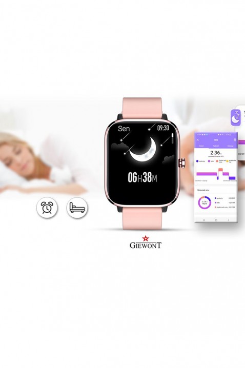 Smartwatch Giewont Dynamic SmartCall GW230-1, Χρώμα: ροζ, IVET.EU - Εκπτώσεις έως -80%