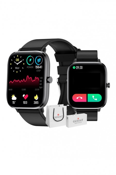 Smartwatch Giewont Dynamic SmartCall GW230-2, Χρώμα: μαύρο, IVET.EU - Εκπτώσεις έως -80%