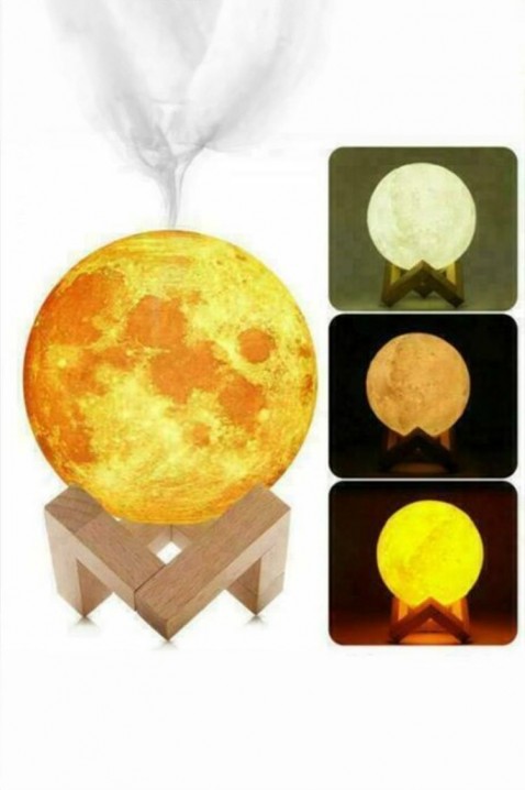 Zvlhčovač vzduchu + lampa 2 v 1 MOON, Barva: mnohobarevná, IVET.EU - Stylové oblečení