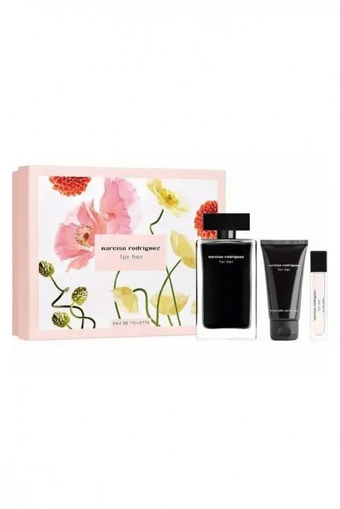 Γυναικείο σετ Narciso Rodriguez For Her EDT 100 ml + Mini 10 ml + Body Lotion 50 mlIVET.EU - Εκπτώσεις έως -80%