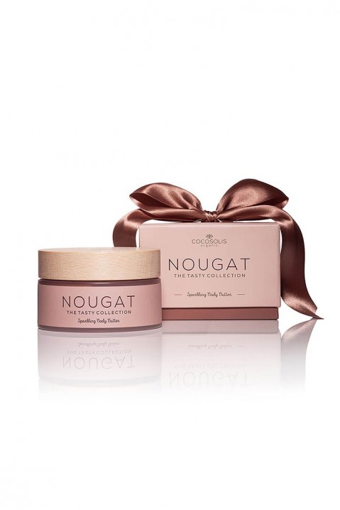 Vyživující pěna na tělo s lesklými částicemi COCOSOLIS NOUGAT SPARKLING BODY BUTTER 250 mlIVET.EU - Stylové oblečení