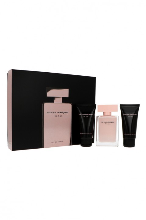 Súprava Narciso Rodriguez for Her EDP 50 ml + sprchový gél 50 ml + telové mlieko 50 ml pre ženy.IVET.EU - Štýlové oblečenie