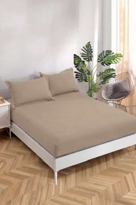 Σεντόνι με λάστιχο BANDENA BEIGE 200х220 cm, Χρώμα: μπεζ, IVET.EU - Εκπτώσεις έως -80%