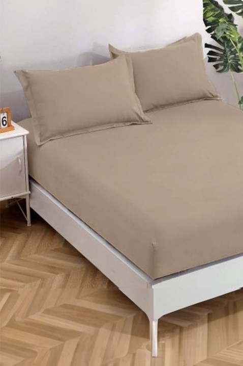 Σεντόνι με λάστιχο BANDENA BEIGE 200х220 cm, Χρώμα: μπεζ, IVET.EU - Εκπτώσεις έως -80%