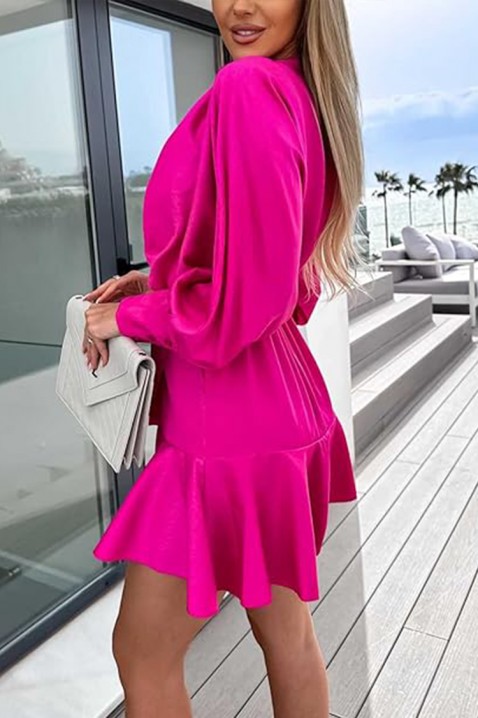 Φόρεμα BRIZOLZA FUCHSIA, Χρώμα: φούξια, IVET.EU - Εκπτώσεις έως -80%