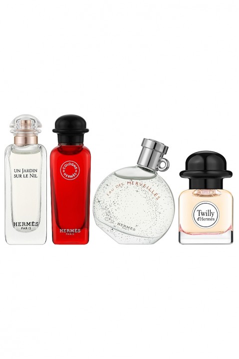 Hermes Twilly EDP + Un Jardin Sur Le Nil EDT + Eau De Rhubarbe Ecarlate EDC + Eau Des Merveilles EDT 4 X 7,5 ml sada pre dámyIVET.EU - Štýlové oblečenie