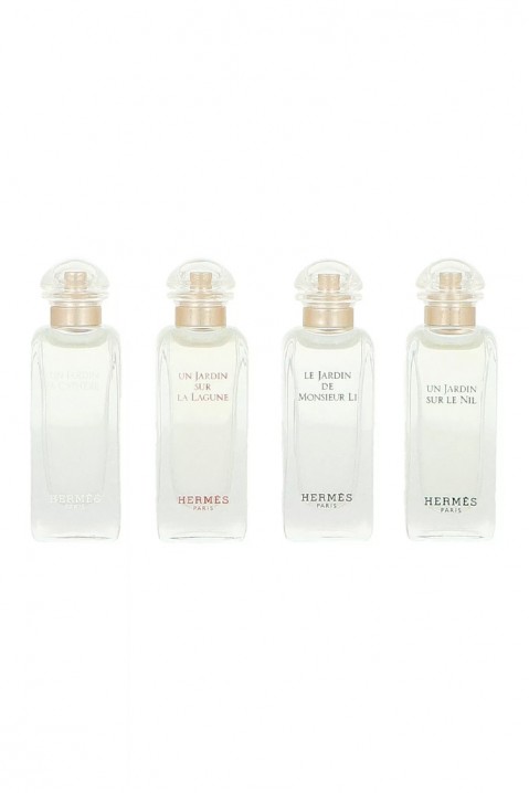 Unisex súprava Hermes Un Jardin Sur La Lagune EDT 7,5 ml + Un Jardin A Cythre EDT 7,5 ml + Un Jardin Sur Le Nil EDT 7,5 ml + Le Jardin Le Monsieur Li EDT 7,5 mlIVET.EU - Štýlové oblečenie