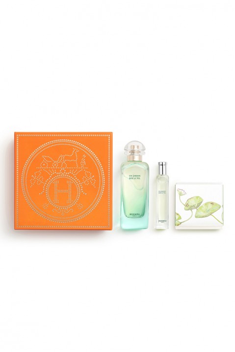 Unisex komplet Hermes Jardin Un Jardin Sur Le Nil EDT 100 ml + EDT 15 ml + Soap 50 grIVET.EU - Stylové oblečení