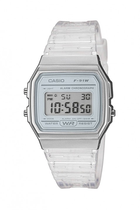 Dětské hodinky Casio F-91WS-7DF, Barva: bílá, IVET.EU - Stylové oblečení